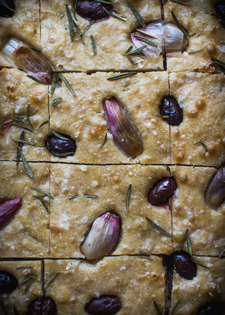Solène Roussel | Recipe development | Shallot Focaccia